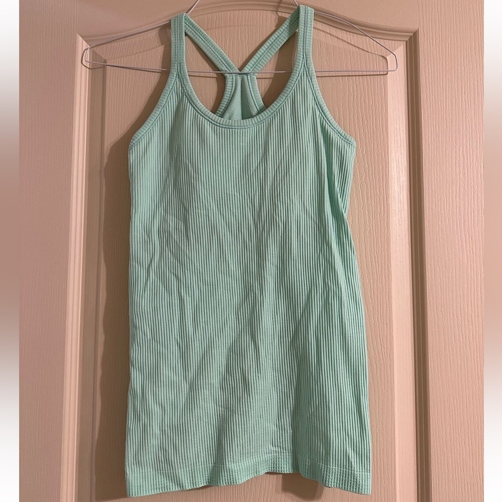 Lululemon tank top • Size 6 • $30 (mint blue)